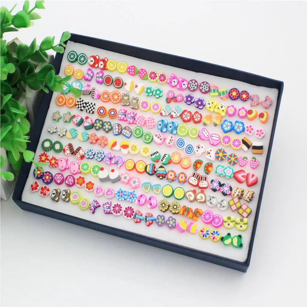 Разноцветные гипоаллергенные серьги для девочек и женщин, 100 пар
Разноцветные гипоаллергенные серьги для девочек и женщин, 100 пар