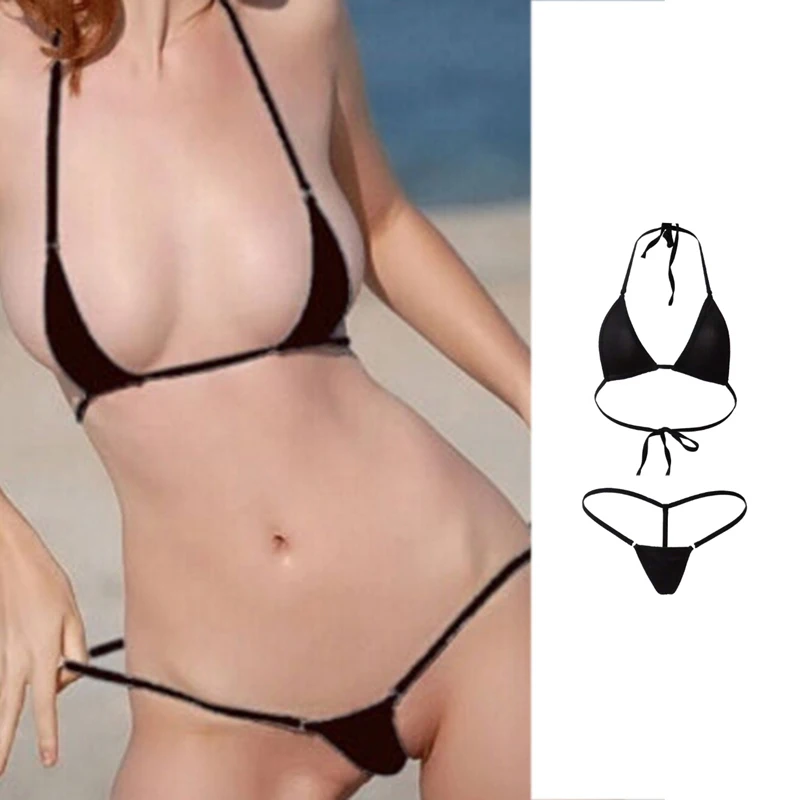Women Sexy Micro Thong G string Brazilian Mini Top Bra Bottom Bikini Swimwear
Women Sexy Micro Thong G string Brazilian Mini Top Bra Bottom Bikini Swimwear