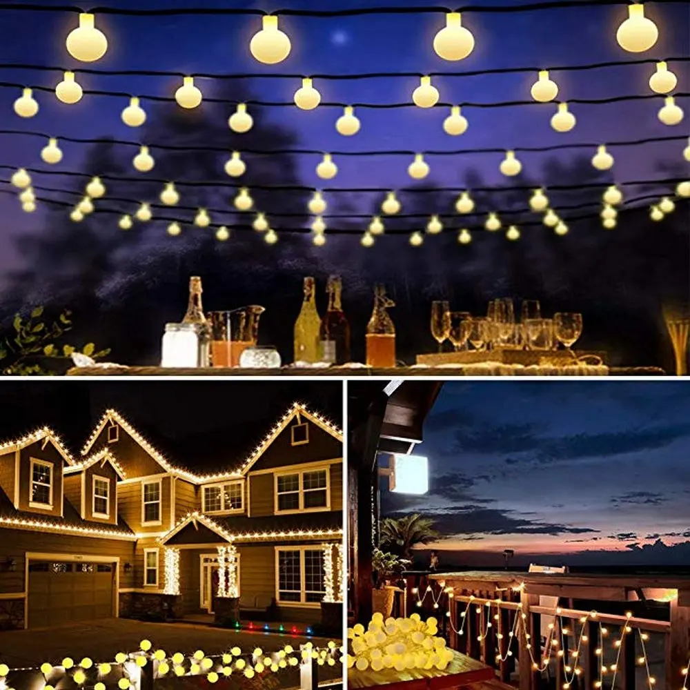 Holiday birthday party solar light string outdoor small light bulb round ball hanging lamp romantic decorative lights Home Decor
Holiday birthday party solar light string outdoor small light bulb round ball hanging lamp romantic decorative lights Home Decor