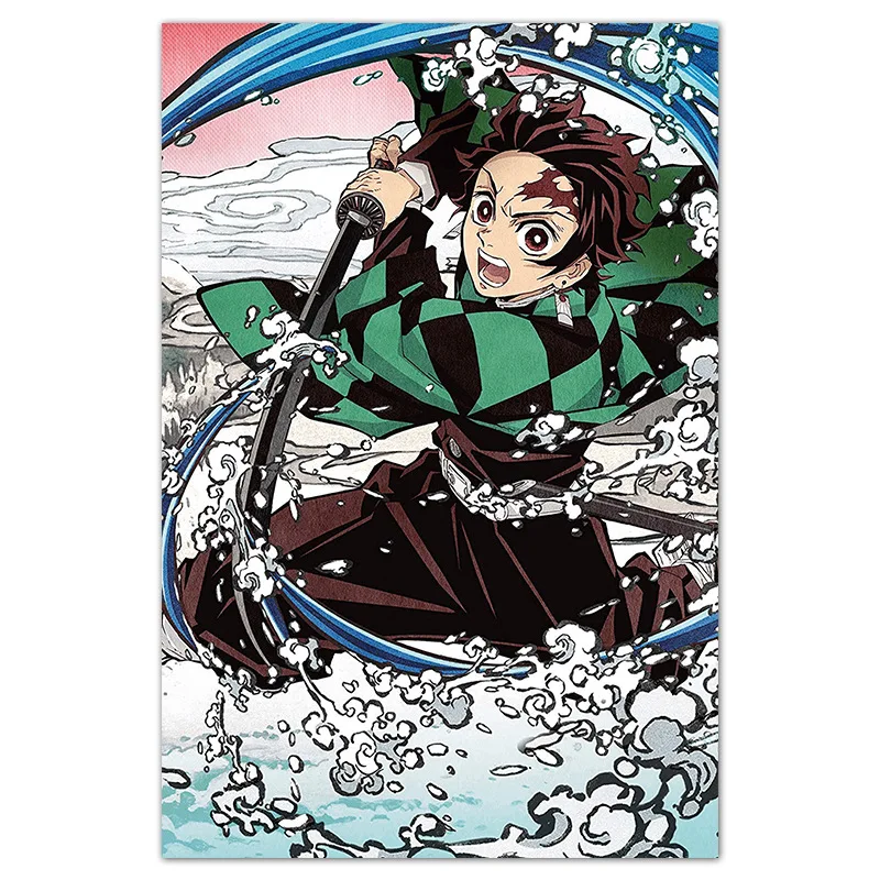 Anime Poster Wall Art Paintings Home Room Decor Japanese Animation Demon Slayer Blade Posters Tanjiro Fabric Hanging Pictures
Anime Poster Wall Art Paintings Home Room Decor Japanese Animation Demon Slayer Blade Posters Tanjiro Fabric Hanging Pictures