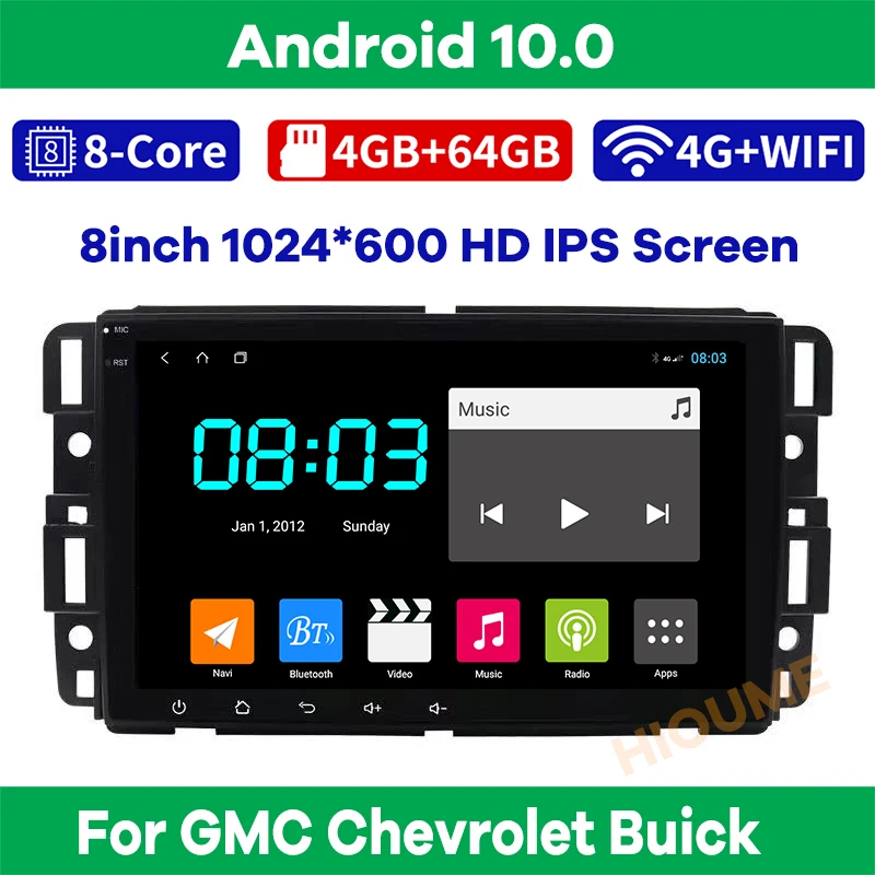 8 "Android 10 8Core, 4 Гб + 64G Автомобильный мультимедийный плеер GPS навигации автомобиля радио плеер для GMC Acadia Yukon Tahoe Chevrolet Buick анклав
8 "Android 10 8Core, 4 Гб + 64G Автомобильный мультимедийный плеер GPS навигации автомобиля радио плеер для GMC Acadia Yukon Tahoe Chevrolet Buick анклав
