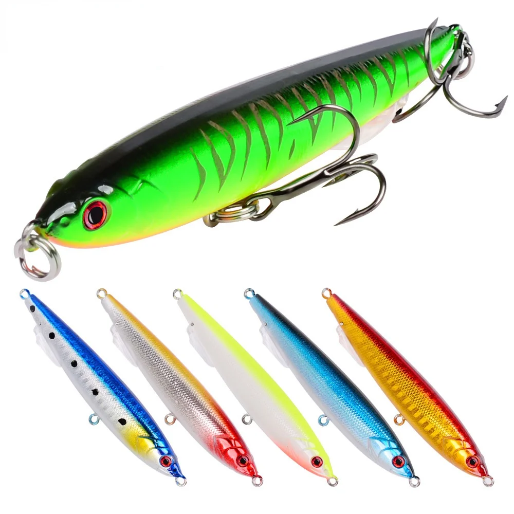 13.5g 93mm Pencil VIB Plastic Hard BionicBait Artificial Lure Bait Kit Lifelike Diving Depth 0.6-1.8m 3D Eyes Tackle Accessories 
13.5g 93mm Pencil VIB Plastic Hard BionicBait Artificial Lure Bait Kit Lifelike Diving Depth 0.6-1.8m 3D Eyes Tackle Accessories