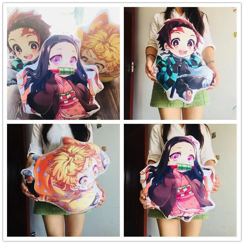 Devil's Blade Cartoon Manga Anime Plushie Demon Slayer Cushion Pillow Kimetsu No Yaiba Tanjirou Nezuko Stuffed Plush Doll Toys
Devil's Blade Cartoon Manga Anime Plushie Demon Slayer Cushion Pillow Kimetsu No Yaiba Tanjirou Nezuko Stuffed Plush Doll Toys