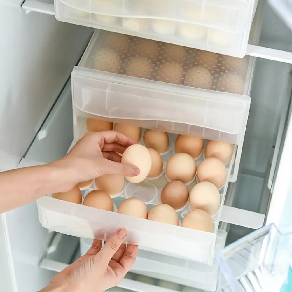 2 Layer 60 Grid Egg Box Organizer Kitchen Case Refrigerator Storage Box Fridge Container Storage Box Plastic Box Home Organizer
2 Layer 60 Grid Egg Box Organizer Kitchen Case Refrigerator Storage Box Fridge Container Storage Box Plastic Box Home Organizer