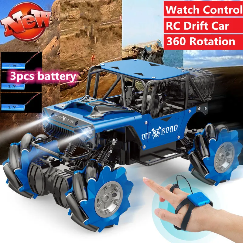 Gesture Control Car Remote Control Car 4WD Drift Watch Control RC Stunt Car Rotate Radio-Controlled Machine on the Control Panel
Gesture Control Car Remote Control Car 4WD Drift Watch Control RC Stunt Car Rotate Radio-Controlled Machine on the Control Panel