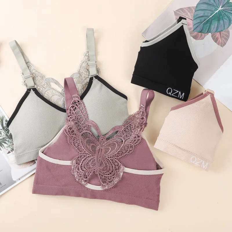 Sexy Butterfly Embroidery Tops Summer Women Bra Tanks Crop Tops Bandeau Girl Underwear Solid Color Camisole
Sexy Butterfly Embroidery Tops Summer Women Bra Tanks Crop Tops Bandeau Girl Underwear Solid Color Camisole
