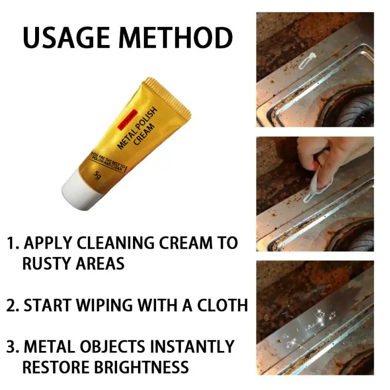 1PC Cleaning Paste Kitchen Pot Bottom Black Scale Rust Remover Artifact Multifunctional Metal Decontamination Polishing Paste
1PC Cleaning Paste Kitchen Pot Bottom Black Scale Rust Remover Artifact Multifunctional Metal Decontamination Polishing Paste