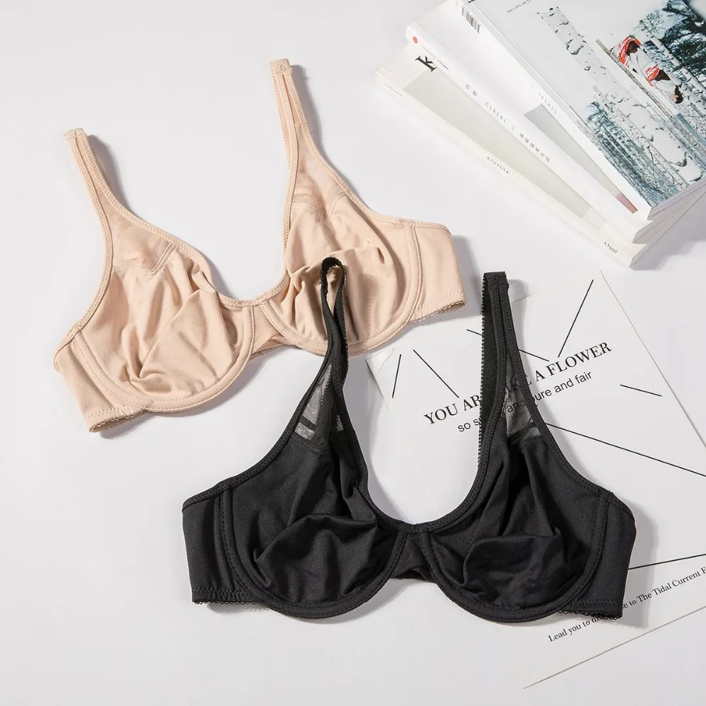 Hot Sale Women's Molded Full Coverage Firm Support Unlined Smooth Underwire Minimizer Bra