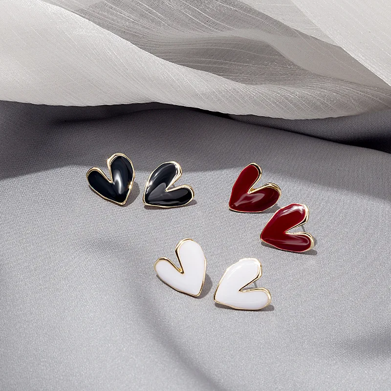 LOVOACC Lovely Multi Coloured Enamel Drop Dangle Earrings for Women Female Simple Love Heart Statement Earring Birthday Gift
LOVOACC Lovely Multi Coloured Enamel Drop Dangle Earrings for Women Female Simple Love Heart Statement Earring Birthday Gift