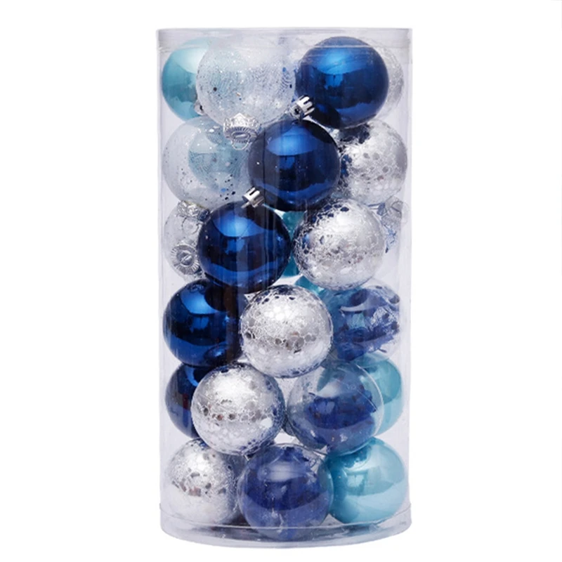 30Pcs Christmas Ball 6cm Christmas Tree Decoration Plastic Transparent Printed Electroplated Balls New Style Festival
30Pcs Christmas Ball 6cm Christmas Tree Decoration Plastic Transparent Printed Electroplated Balls New Style Festival