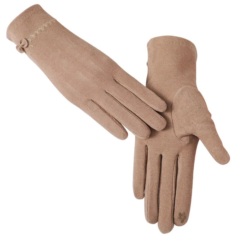 Autumn Winter Women Thin Section Keep Warm Touch Screen Single Layer Windproof Cycling Bow Embroidery Cute Elasticity Gloves
Autumn Winter Women Thin Section Keep Warm Touch Screen Single Layer Windproof Cycling Bow Embroidery Cute Elasticity Gloves