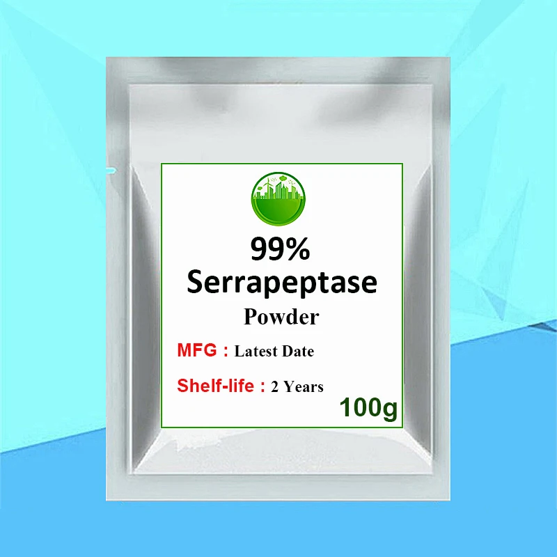 99% Neutral Protease Serrapeptase Powder, Food Grade Seradase Enzyme Powder, Improve Brain Function
99% Neutral Protease Serrapeptase Powder, Food Grade Seradase Enzyme Powder, Improve Brain Function