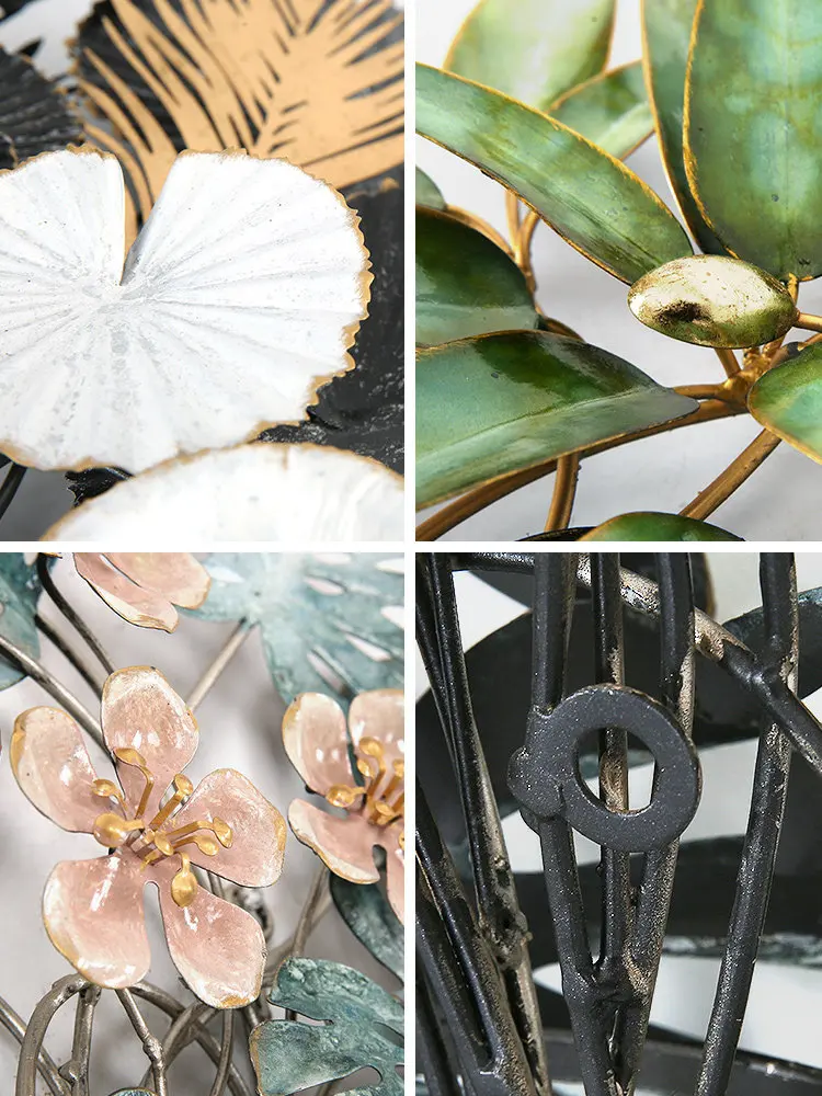 European Creative Wrought Iron Simulation Flowers And Plants Wall Hanging Home Livingroom Wall Sticker Mural Decoration Crafts
European Creative Wrought Iron Simulation Flowers And Plants Wall Hanging Home Livingroom Wall Sticker Mural Decoration Crafts