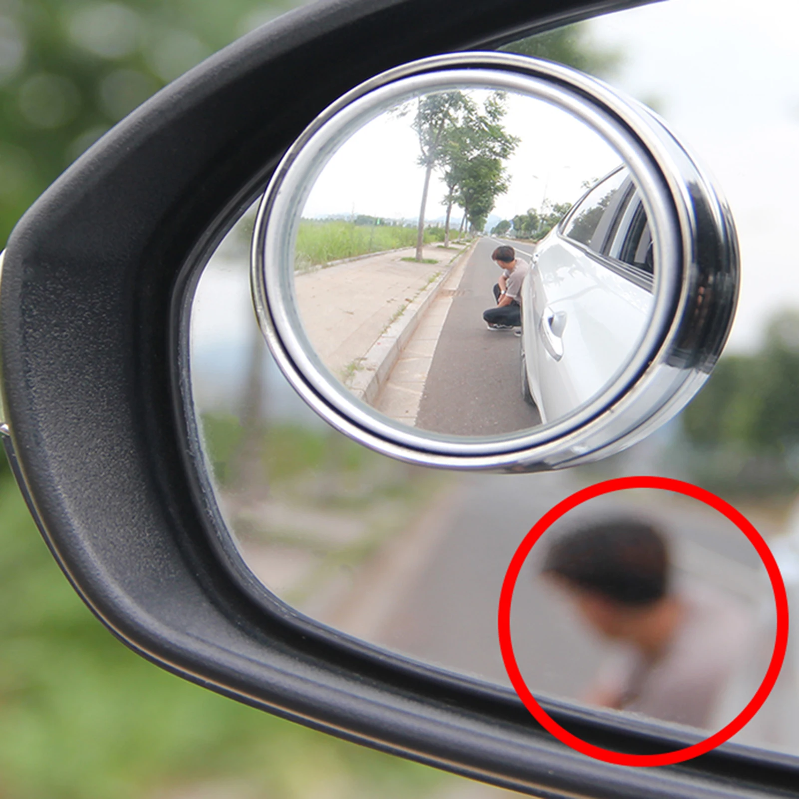 2pcs Car 360 Degree Framless Blind Spot Mirror Wide Angle Round Convex Mirror Small Round Side Blindspot Rearview Parking Mirror
2pcs Car 360 Degree Framless Blind Spot Mirror Wide Angle Round Convex Mirror Small Round Side Blindspot Rearview Parking Mirror