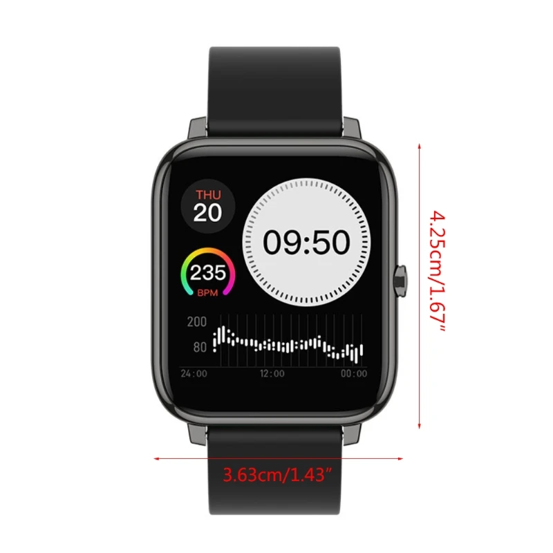 Smart Watch Fitness Tracker with Blood Pressure Heart Rate Sleep Monitor IP67 Waterproof Sports Pedometer Wristband
Smart Watch Fitness Tracker with Blood Pressure Heart Rate Sleep Monitor IP67 Waterproof Sports Pedometer Wristband