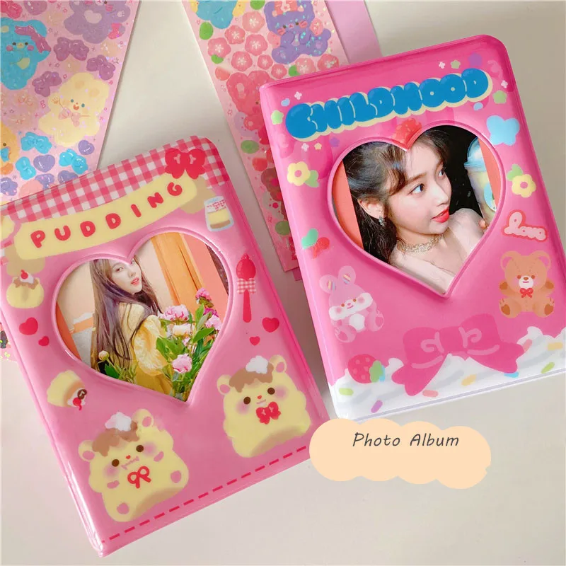 Kawaii Pudding Cake Mini Photocard Binder Kpop Photo Cards Holder Book 40 Pockets with Pendant Hole Album for Instax mini
Kawaii Pudding Cake Mini Photocard Binder Kpop Photo Cards Holder Book 40 Pockets with Pendant Hole Album for Instax mini