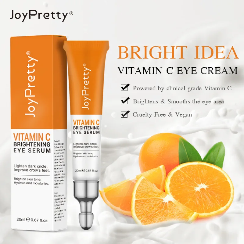 JoyPretty 20ml Vitamin C Eye Cream Fades Dark Circles Brightening Whitening Moisturizing Remove Eye Bags Eye Skin Care Cream
JoyPretty 20ml Vitamin C Eye Cream Fades Dark Circles Brightening Whitening Moisturizing Remove Eye Bags Eye Skin Care Cream