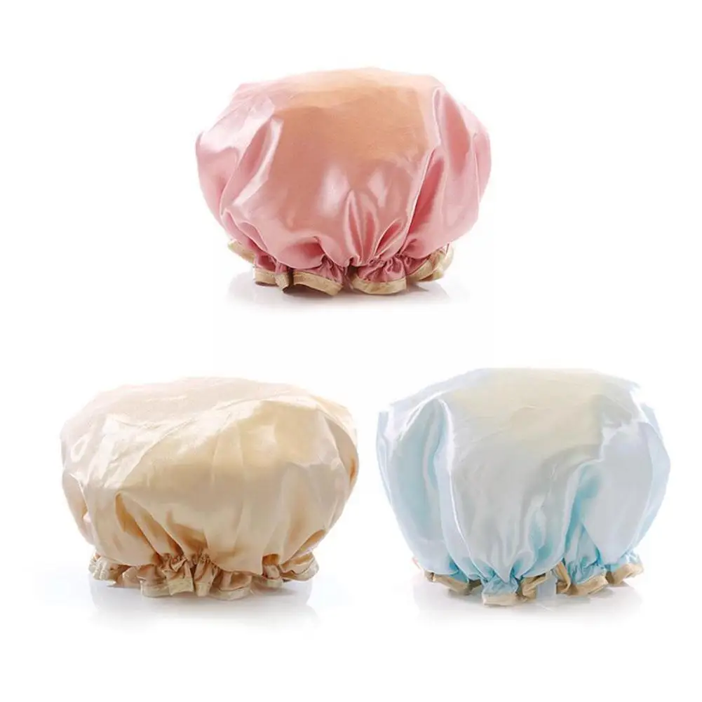 Double-layer Shower Cap Waterproof Adult Women Shower C2S9 Kitchen Fume-proof Cap Oil Bath Shampoo Cap Cute Ladies Hood Bat X3X7
Double-layer Shower Cap Waterproof Adult Women Shower C2S9 Kitchen Fume-proof Cap Oil Bath Shampoo Cap Cute Ladies Hood Bat X3X7
