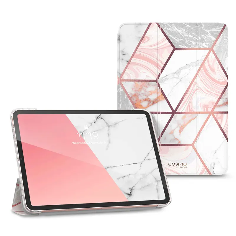 For iPad Air 4 Case 10.9 inch (2020) I-BLASON Cosmo Lite Slim Trifold Stand Smart Clear Protective Cover with Auto Sleep/Wake
For iPad Air 4 Case 10.9 inch (2020) I-BLASON Cosmo Lite Slim Trifold Stand Smart Clear Protective Cover with Auto Sleep/Wake