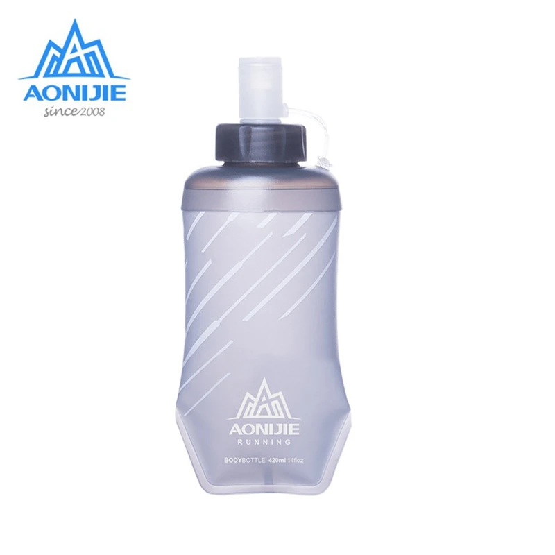 

AONIJIE 420ml Water Bottle TPU Hydration SD23 Soft Flask BPA Free Sports Cups For Marathon Outdoor Sport Running Trail Jogging