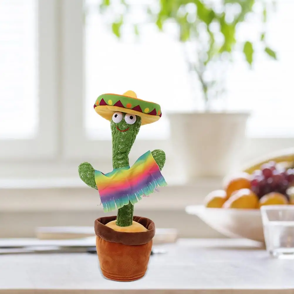 Plush Cactus Toy Singing and Dancing Cactus Action Figures Home Decoration Gift for Children
Plush Cactus Toy Singing and Dancing Cactus Action Figures Home Decoration Gift for Children