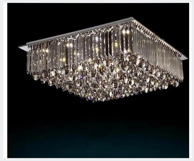 Newly Modern LED Crystal Ceiling Lamp Modern Square and Round Crystal Chandelier Flush Mount Lighting for Office Hotel Room
Newly Modern LED Crystal Ceiling Lamp Modern Square and Round Crystal Chandelier Flush Mount Lighting for Office Hotel Room