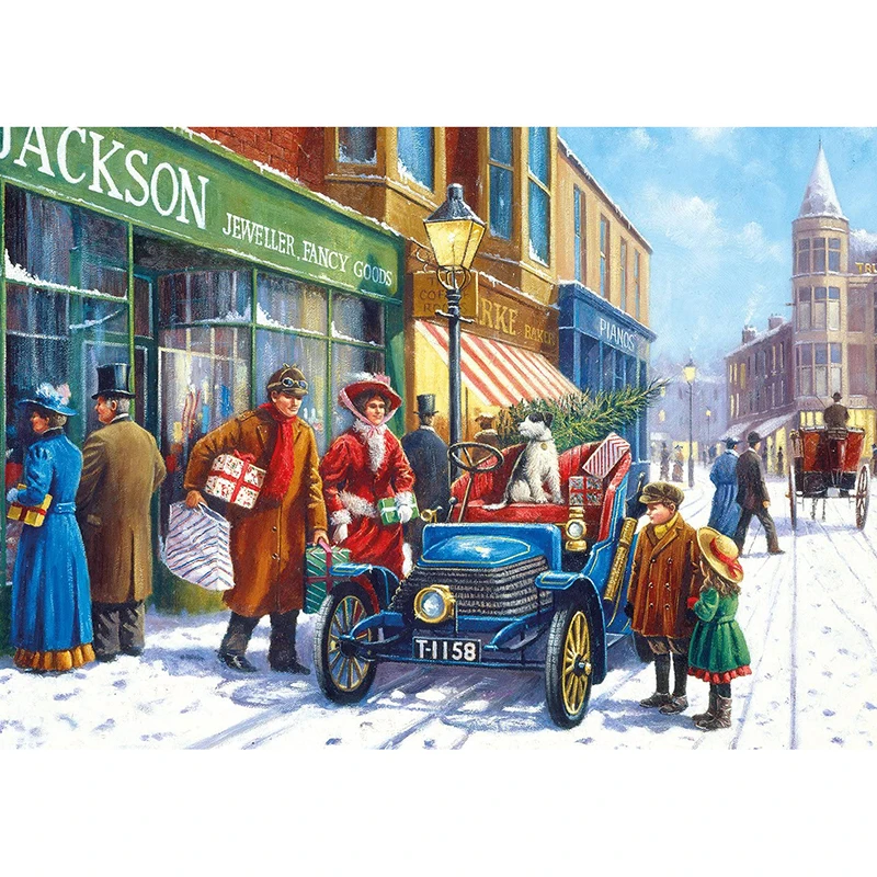 DIY Painting By Numbers Town Snow Scenery Oil Coloring By Numbers Wall Art Canvas Picture Hand Painted Home Decoration 40x50CM
DIY Painting By Numbers Town Snow Scenery Oil Coloring By Numbers Wall Art Canvas Picture Hand Painted Home Decoration 40x50CM