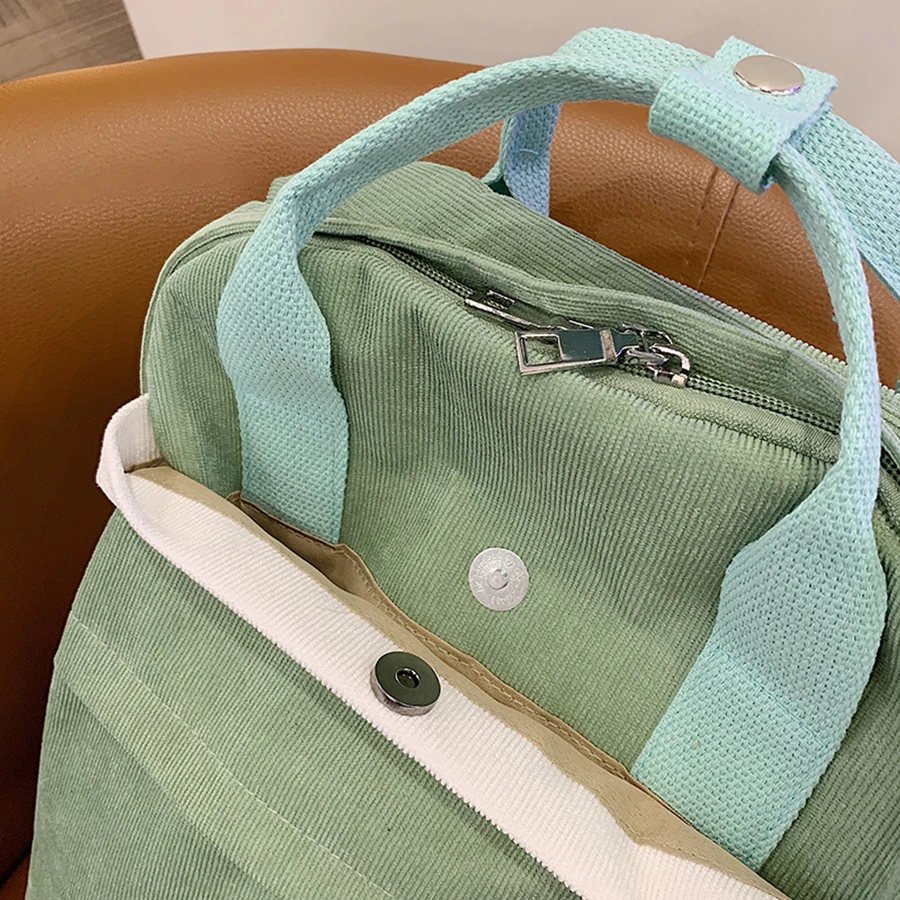 New Women Corduroy Backpacks Fashion School Bags for Teenagers Girls Big Cute Laptop Backpack Patchwork Female Backpack Mochila
New Women Corduroy Backpacks Fashion School Bags for Teenagers Girls Big Cute Laptop Backpack Patchwork Female Backpack Mochila