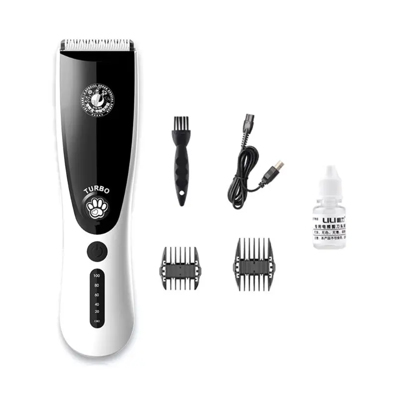 Electric Animal Pet Dog Cat Hair Trimmer Shaver Grooming Rechargeable Clipper Kit
Electric Animal Pet Dog Cat Hair Trimmer Shaver Grooming Rechargeable Clipper Kit