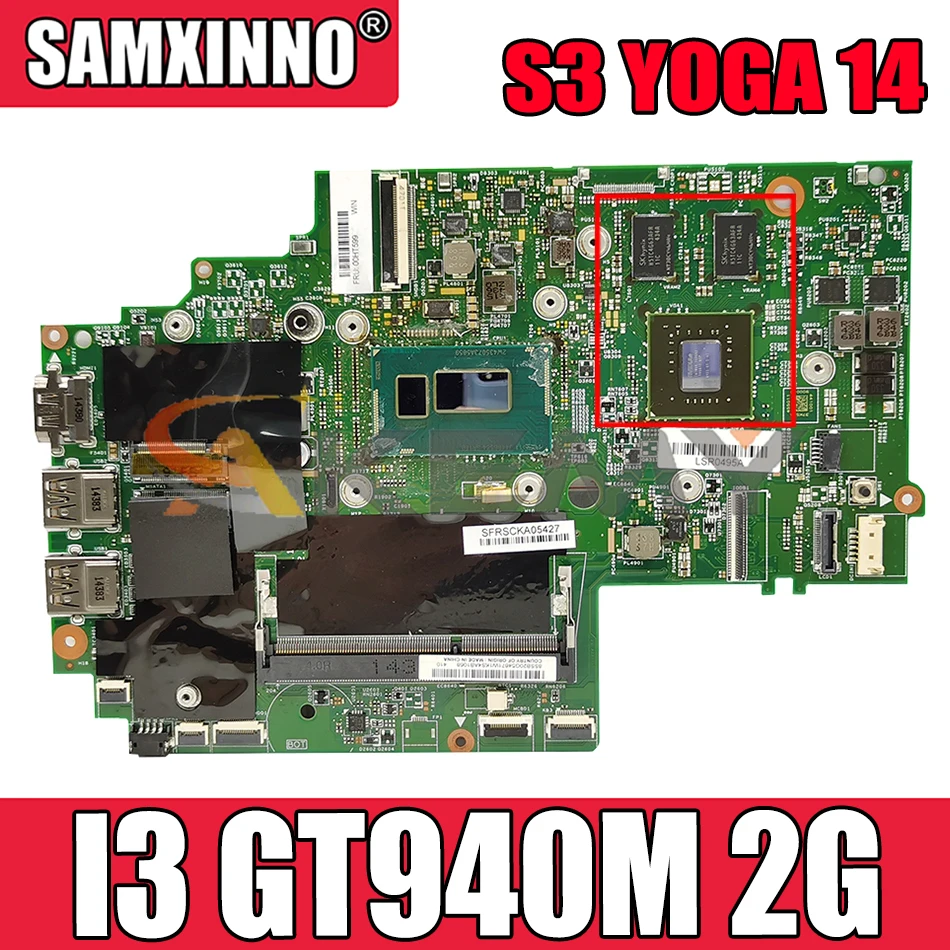 Материнская плата Akemy для ноутбука Lenovo Thinkpad S3 YOGA 14 13323-2 448.01127.0021, Процессор I3 DDR3 GT940M 2G 100%, протестированная работа
Материнская плата Akemy для ноутбука Lenovo Thinkpad S3 YOGA 14 13323-2 448.01127.0021, Процессор I3 DDR3 GT940M 2G 100%, протестированная работа