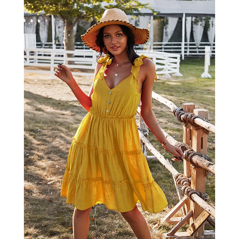 V-Neck Sexy Dress 2021 Summer Solid White Color A-Line Casual Button Mid-Long Vacation Beach Slim High Waist Vestidos Sj7732M
V-Neck Sexy Dress 2021 Summer Solid White Color A-Line Casual Button Mid-Long Vacation Beach Slim High Waist Vestidos Sj7732M