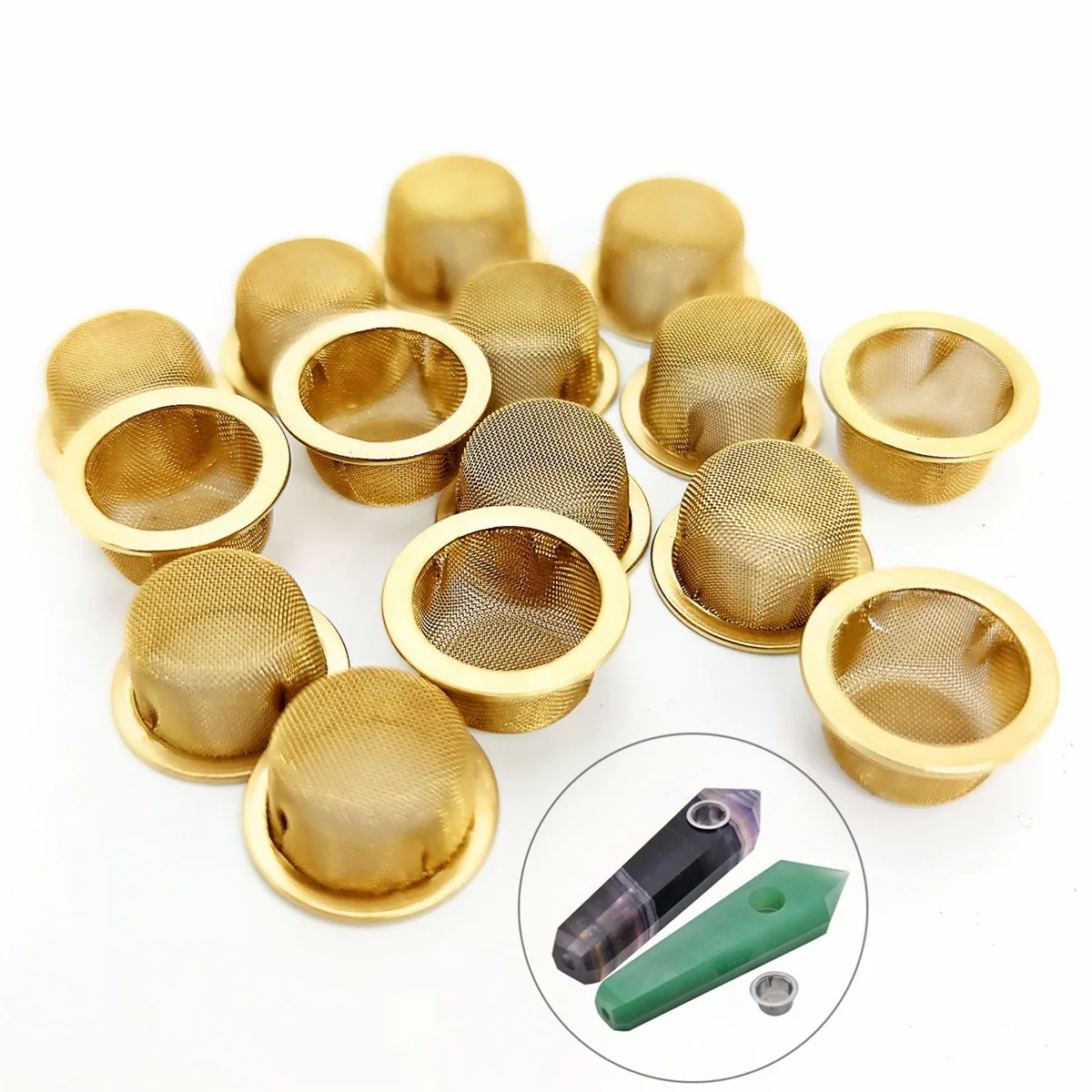 10Pcs/lot Smoking Pipe Metal Filter Cap Stainless Steel Filter Screen Crystal Pipes Filter Mesh Tobacco Smoking Accessories
10Pcs/lot Smoking Pipe Metal Filter Cap Stainless Steel Filter Screen Crystal Pipes Filter Mesh Tobacco Smoking Accessories