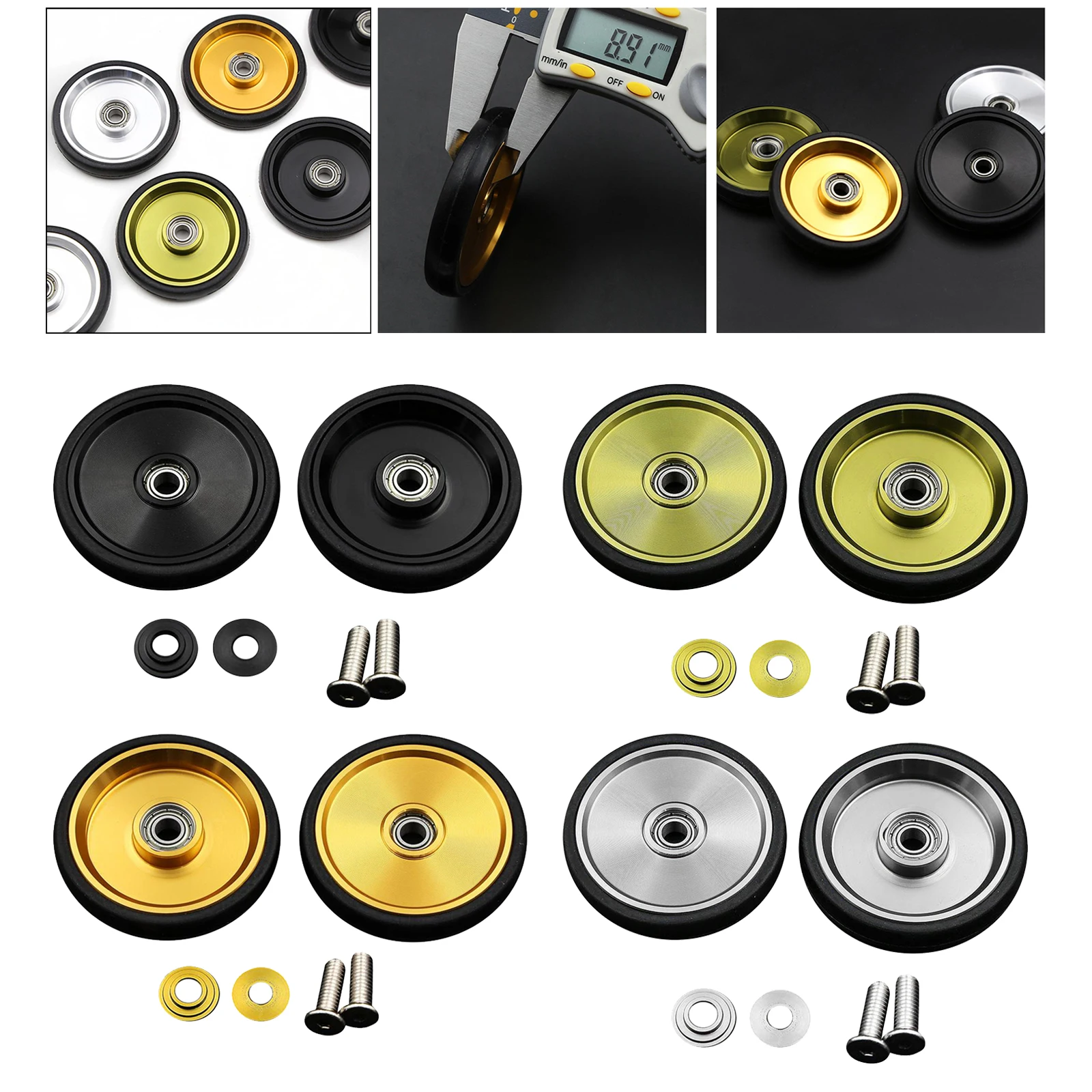 1Pair Alloy Easy Wheel EZ Wheel for Brompton Folding Bike
1Pair Alloy Easy Wheel EZ Wheel for Brompton Folding Bike