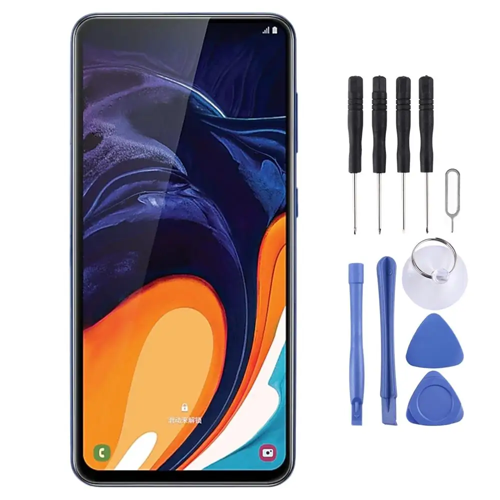 IPartsBuy оригинальный PLS TFT материал ЖК-экран и дигитайзер полная сборка для Galaxy A60 |
