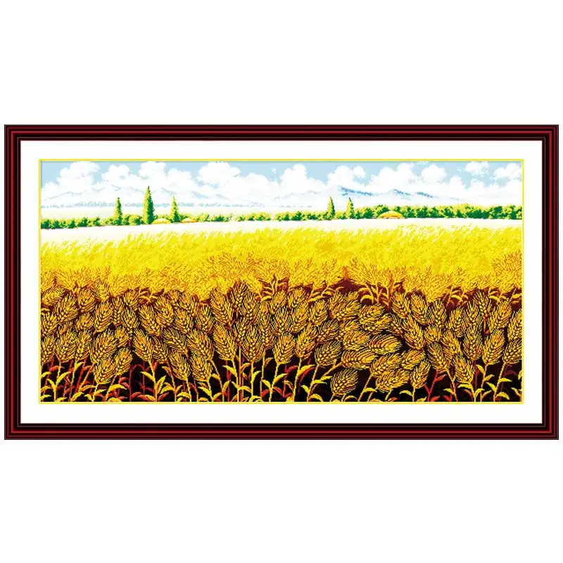 Harvest scenery painting counted 11CT 14CT DIY kit Chinese wholesale Cross Stitch embroidery needlework Sets home decor
Harvest scenery painting counted 11CT 14CT DIY kit Chinese wholesale Cross Stitch embroidery needlework Sets home decor