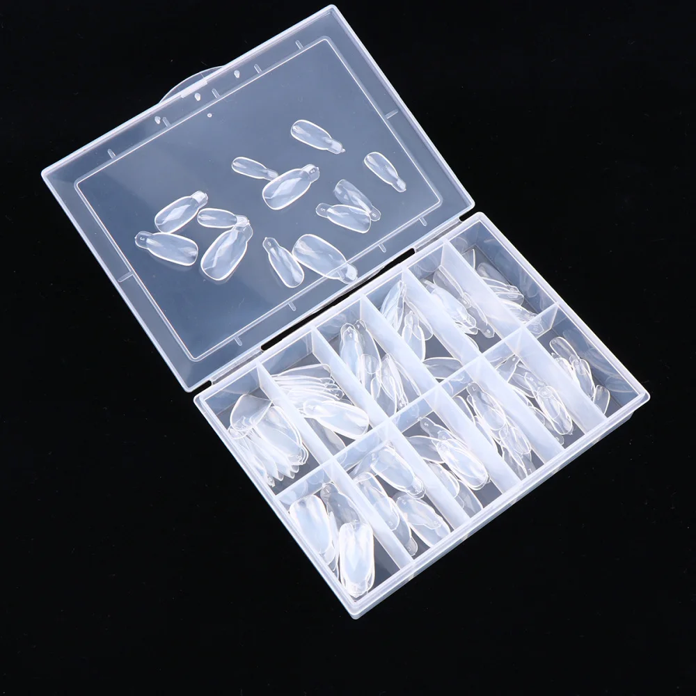 120pcs Pointed Fake Nail Plate Crystal Nail Art Mold Reusable Quickly Nail Extension Model
120pcs Pointed Fake Nail Plate Crystal Nail Art Mold Reusable Quickly Nail Extension Model