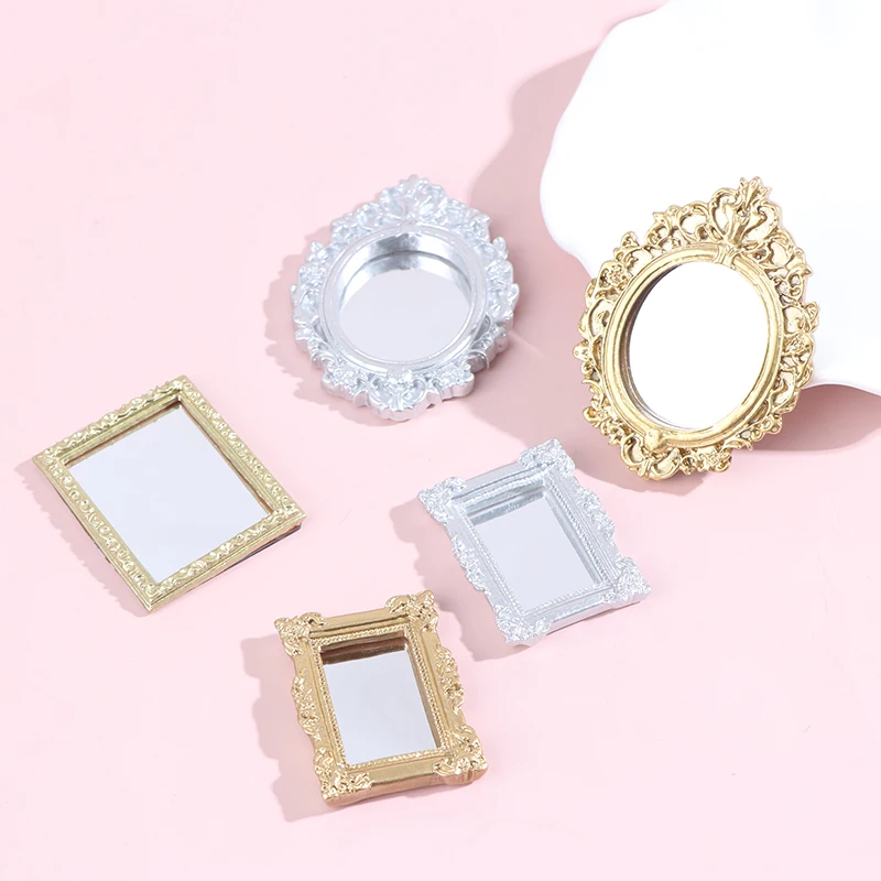 1/12 Dollhouse Miniature Frame Accessories Furniture Miniature Mirror Wall Room Mirror Doll House Mirror
1/12 Dollhouse Miniature Frame Accessories Furniture Miniature Mirror Wall Room Mirror Doll House Mirror