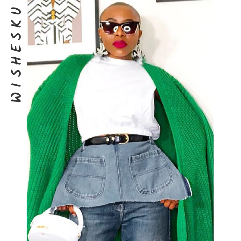 Women Bodycon Denim Cummerbund Casual Patchwork Pocket Belt 2021 Fall Korean Fashion Harajuku Goth Punk Clothes
Women Bodycon Denim Cummerbund Casual Patchwork Pocket Belt 2021 Fall Korean Fashion Harajuku Goth Punk Clothes