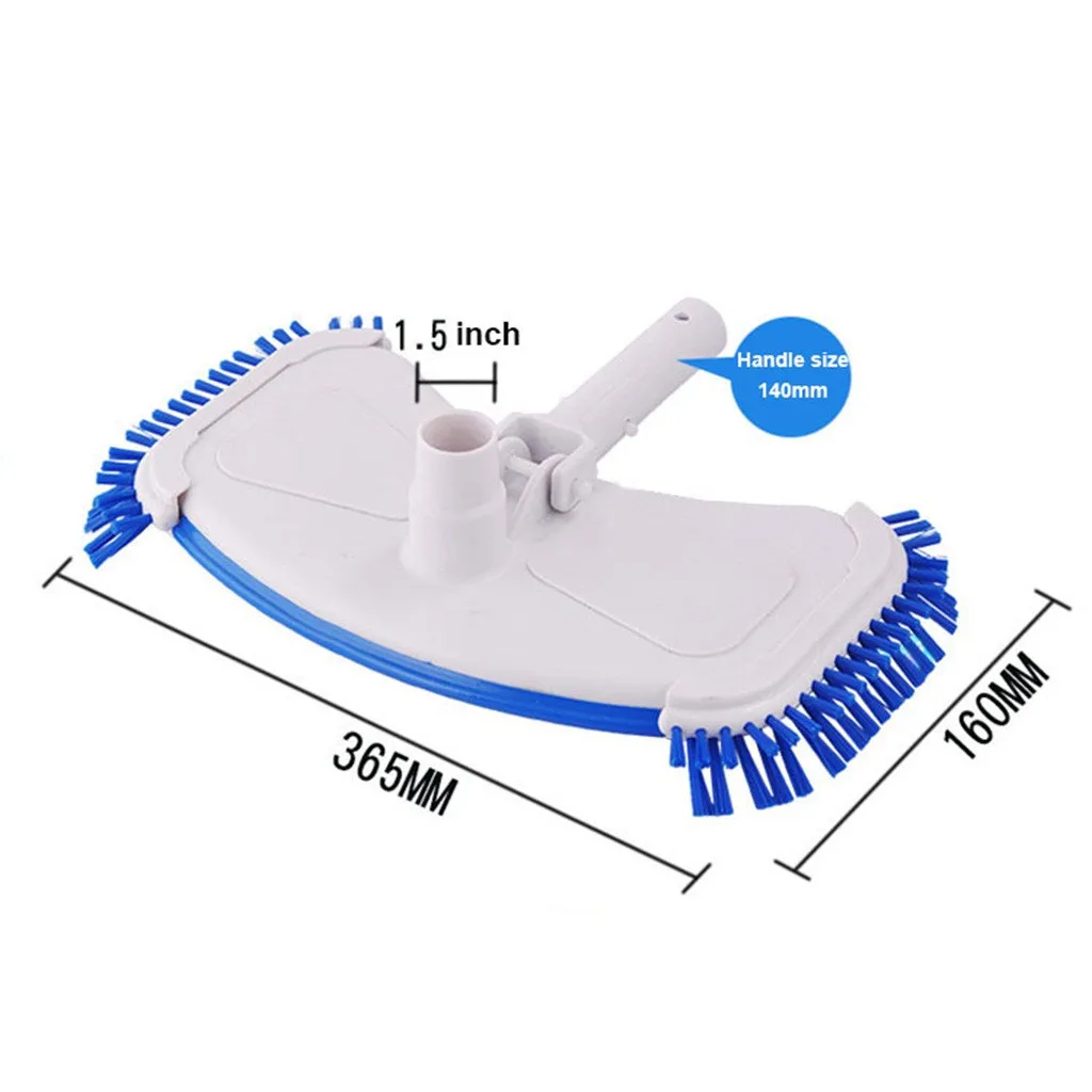 Swimming Pool Brush Vacuum Head Brush Pool Vacuum Head Parts Curved Blue And White Suction Vacuum Head Brush Pool Tools #T2G
Swimming Pool Brush Vacuum Head Brush Pool Vacuum Head Parts Curved Blue And White Suction Vacuum Head Brush Pool Tools #T2G