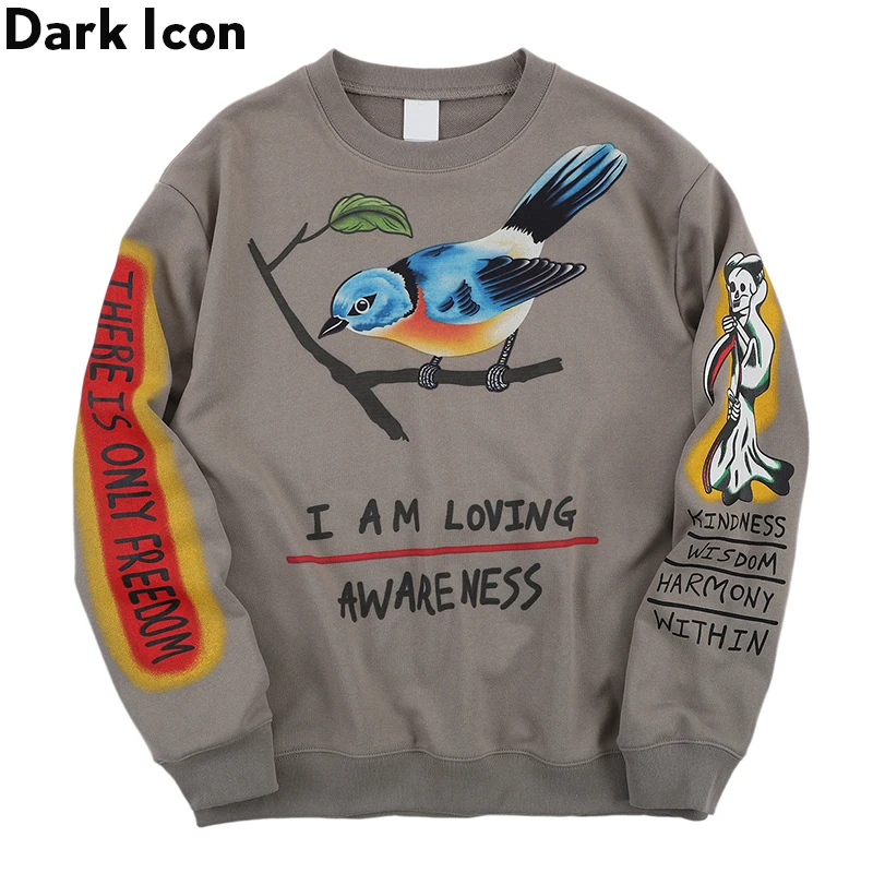 Dark Icon Skeleton Hip Hop Sweatshirt Men Round Neck Pullover Men's Sweatshirts 2019 Autumn Streetwear Sweatshirt for Men
Dark Icon Skeleton Hip Hop Sweatshirt Men Round Neck Pullover Men's Sweatshirts 2019 Autumn Streetwear Sweatshirt for Men