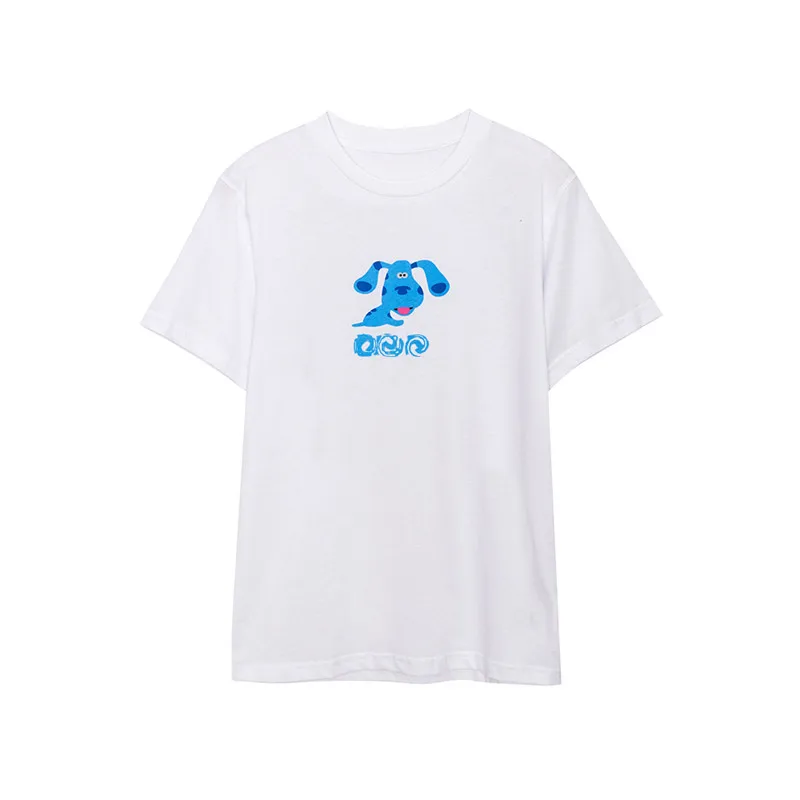 Women Summer White O-Neck Cotton Cartoon Print T-Shirt Ladies Fashion Solid Color Plus Size Tees Ladies Brand Casual Tops ZM267
Women Summer White O-Neck Cotton Cartoon Print T-Shirt Ladies Fashion Solid Color Plus Size Tees Ladies Brand Casual Tops ZM267