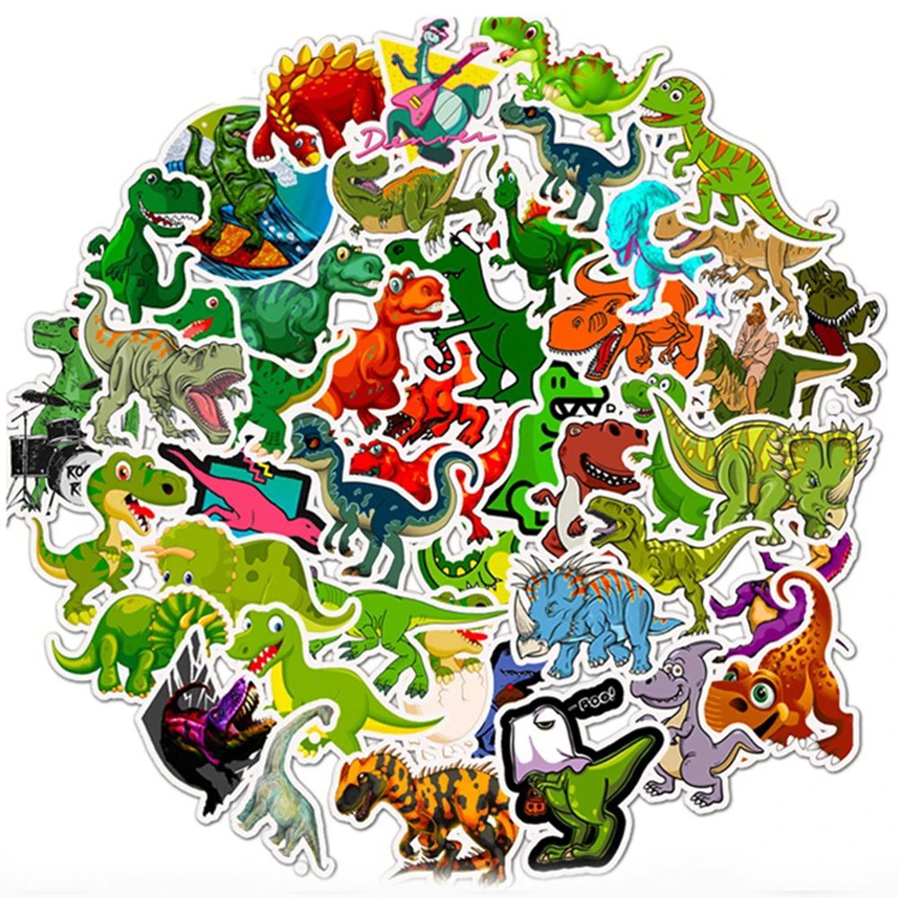 10/30/50PCS Cartoon Dinosaur Stickers for Laptop Water Bottle Guitar Graffiti Decals Aesthetic Waterproof Sticker Pack for Teens
10/30/50PCS Cartoon Dinosaur Stickers for Laptop Water Bottle Guitar Graffiti Decals Aesthetic Waterproof Sticker Pack for Teens