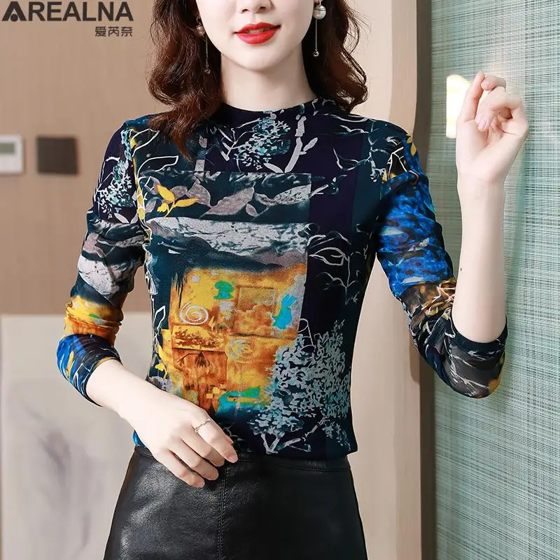 Vintage Blouse Women Fashion 2022 spring Tunic Floral Print Wrap Sexy Top Female Half Turtleneck Sheer Shirt Mesh Clothes 4XL
Vintage Blouse Women Fashion 2022 spring Tunic Floral Print Wrap Sexy Top Female Half Turtleneck Sheer Shirt Mesh Clothes 4XL
