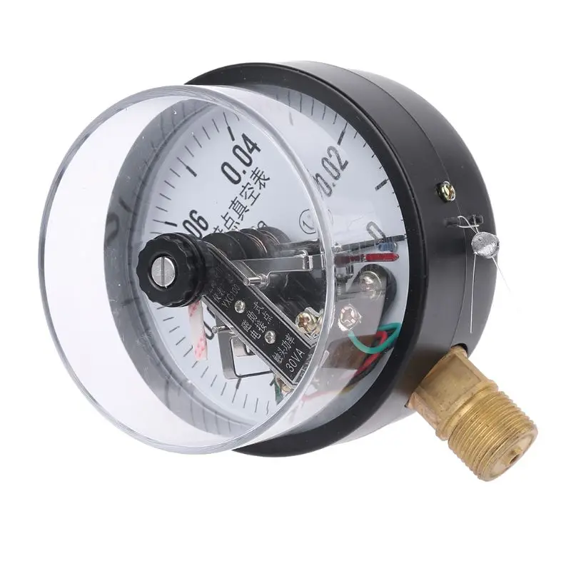 J2FB YXC-100 4'' -0.1MPa 30VA Electric Contact Vacuum Pressure Gauge Water Pump Pressure Magnetic Assistant Control Equipment
J2FB YXC-100 4'' -0.1MPa 30VA Electric Contact Vacuum Pressure Gauge Water Pump Pressure Magnetic Assistant Control Equipment