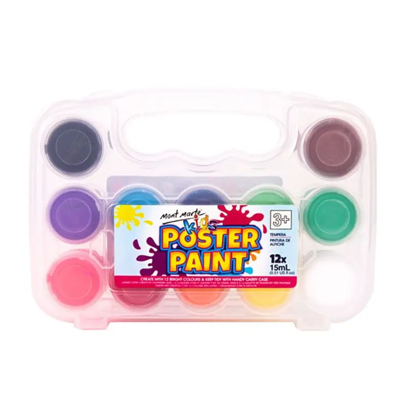 W3JD 12 Color 15ml Gouache Paint Finger Paint with Storage Box Washable Paint for Kids
W3JD 12 Color 15ml Gouache Paint Finger Paint with Storage Box Washable Paint for Kids