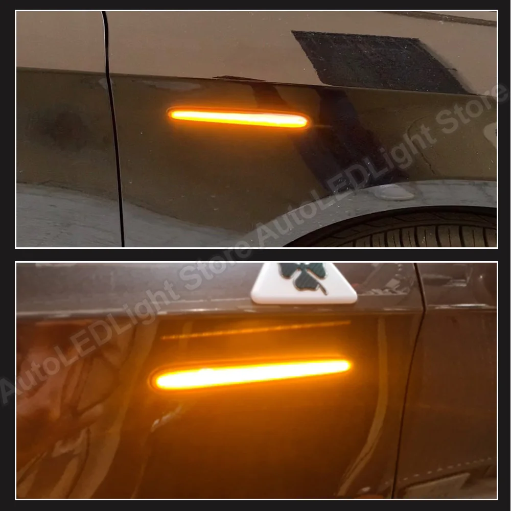 2X LED Dynamic Side Marker Lights Arrow Turn Signal Blinker Lamps For Alfa Romeo Giulietta 940 Juliet Sprint Veloce Ti 2010-2021
2X LED Dynamic Side Marker Lights Arrow Turn Signal Blinker Lamps For Alfa Romeo Giulietta 940 Juliet Sprint Veloce Ti 2010-2021