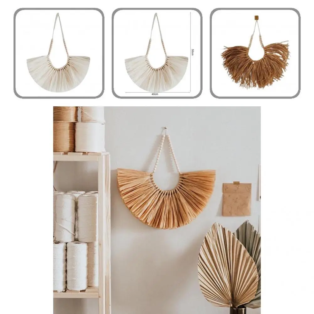 Деревянные бусины, современное подвесное соломенное украшение ручной работы с веревкой, подвесное украшение неправильной формы для гостин... 
Деревянные бусины, современное подвесное соломенное украшение ручной работы с веревкой, подвесное украшение неправильной формы для гостин...