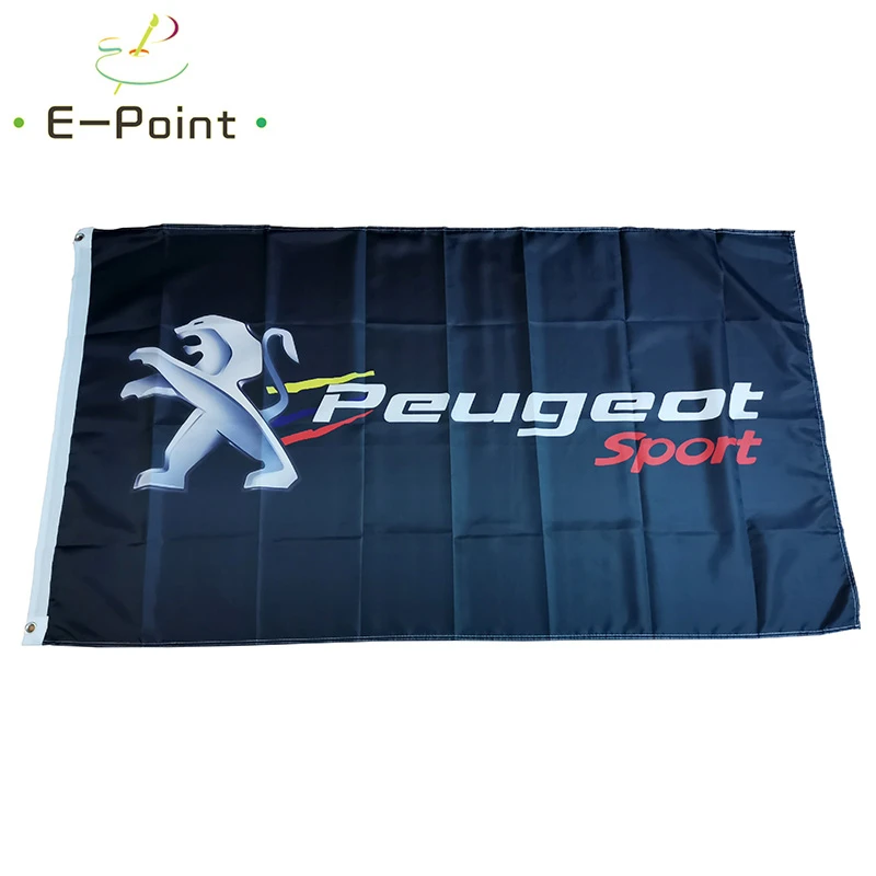 Французский спортивный Автомобильный флаг Peugeot, размер 60*90 см (2*3 фута), 90*150 см (3*5 футов), рождественские украшения для дома и сада 
Французский спортивный Автомобильный флаг Peugeot, размер 60*90 см (2*3 фута), 90*150 см (3*5 футов), рождественские украшения для дома и сада