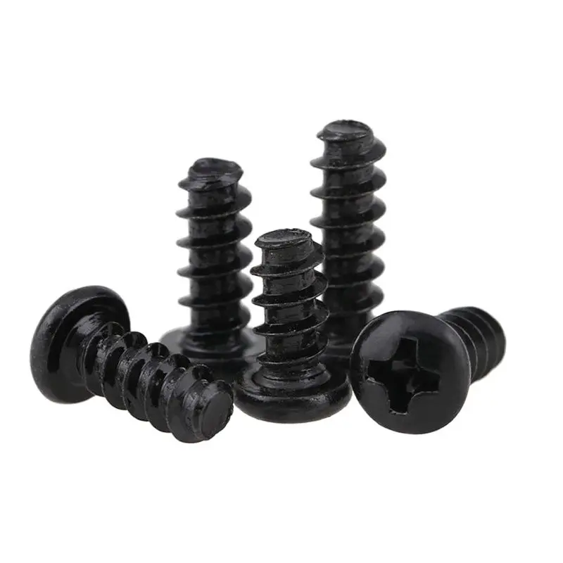 Black Philips Pan Head Flat Tail Self Tapping Mini Screw PB Cross Round Head Flat End Tapping Screws M2.6M3M3.5M4 200PCS
Black Philips Pan Head Flat Tail Self Tapping Mini Screw PB Cross Round Head Flat End Tapping Screws M2.6M3M3.5M4 200PCS
