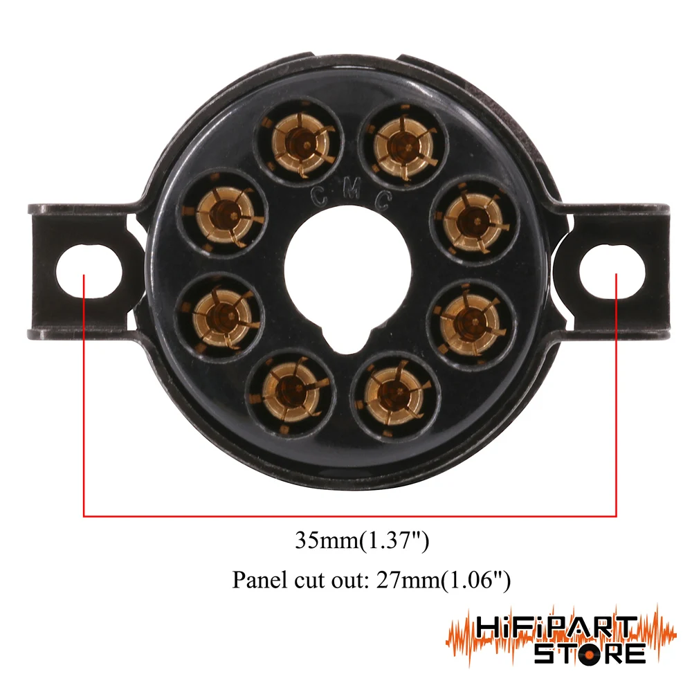 CMC 8pin Bakelite Vacuum Tube Sockets Bases 8pin For GZ34 5R4GY 5U4G GZ34 KT66 KT88 Vintage Hifi DIY
CMC 8pin Bakelite Vacuum Tube Sockets Bases 8pin For GZ34 5R4GY 5U4G GZ34 KT66 KT88 Vintage Hifi DIY